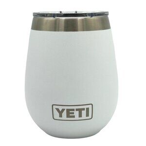 LASER ENGRAVED PERSONALIZATION YETI 10oz. WINE TUMBLER - WHITE